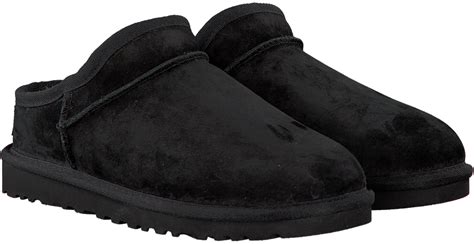 zwarte ugg pantoffels classic slipper omoda