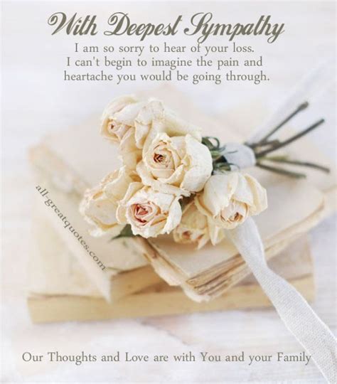 deepest sympathy sympathy card messages condolence messages