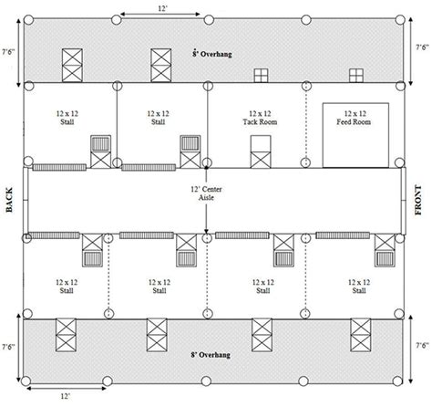 horse barn layouts floor plans