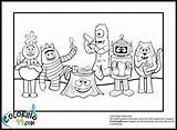 Gabba Yo Coloring Pages Dj Lance Printable Comments Library Stereo sketch template