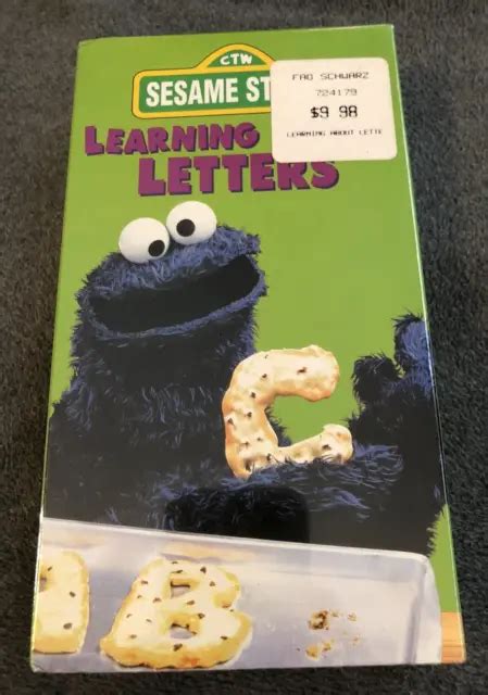 sesame street learning  letters vhs   picclick