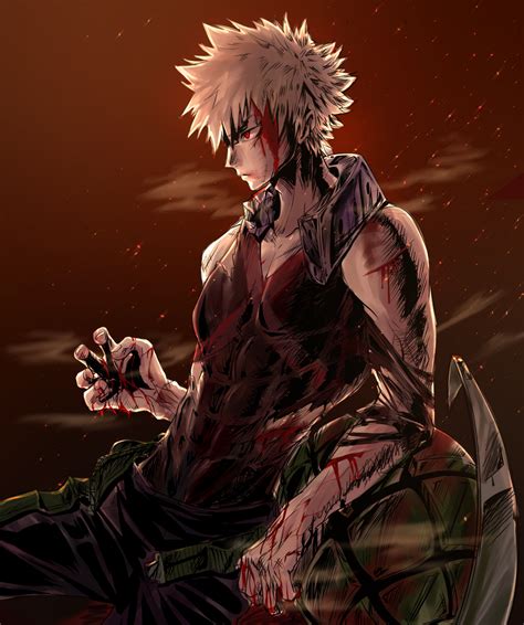 Bakugo Katsuki Speedpaint By Faesu On Deviantart