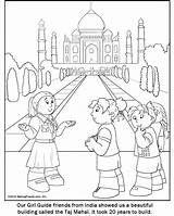 India Coloring Pages Mahal Taj Ancient Blanket Gate Getcolorings Flag Color Getdrawings Print Colorings sketch template