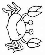 Crab Coloring Pages Color Print Coloring2print sketch template