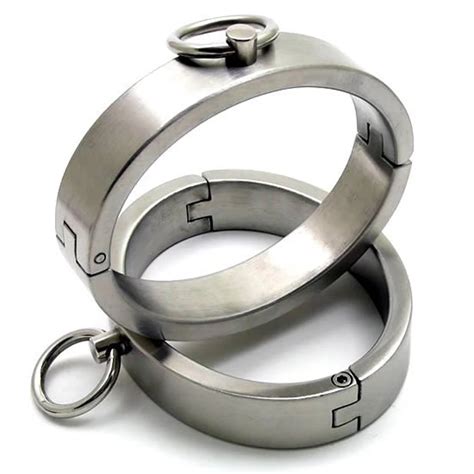 New Stainless Steel Leg Cuffs Sex Bondage Restraints Fetish Slave Bdsm