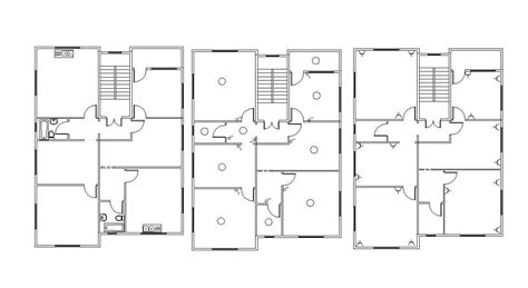 bungalow house electrical layout cad file cadbull