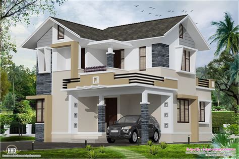 stylish small home design kerala home design  floor plans  dream houses