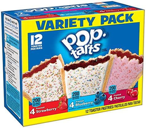 kellogg s pop tarts frosted toaster pastries variety pack frosted