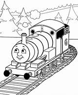 Coloring Thomas Train Pages Print sketch template
