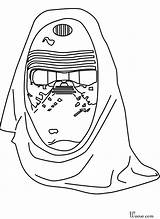 Kylo Ren Coloring Pages Template sketch template