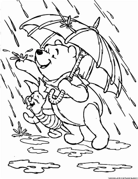 spring rain coloring pages coloring home