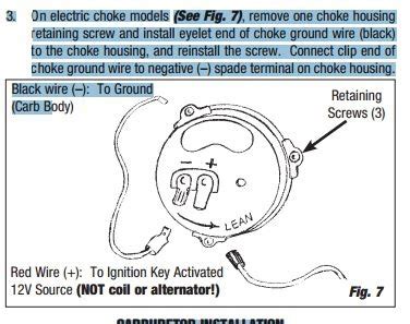 edelbrock electric choke wiring diagram wiring diagram