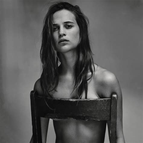 alicia vikander does the no makeup look for interview magazine