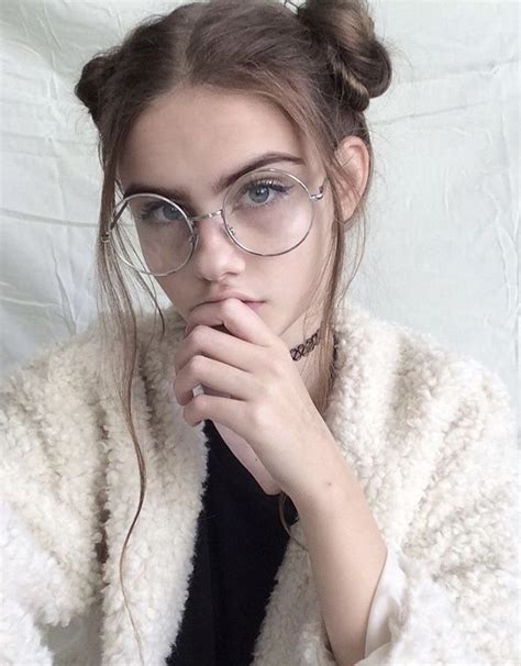 ༄eva ム Circle Glasses Cute Glasses Girls With Glasses