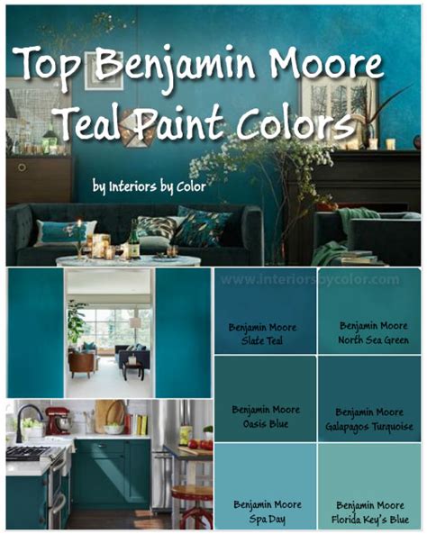 benjamin moore teal paint colors interiors  color