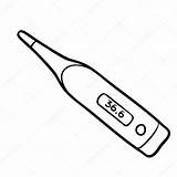 Thermometer Coloring Template Pages sketch template