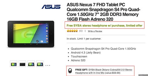 deal  nexus  fhd tablet headset    shipping vloggcom