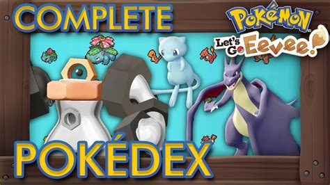 Pokémon Let S Go Pikachu And Eevee Complete Shiny Pokédex