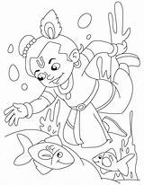 Krishna Janamashtami Sketchite sketch template