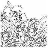 Grass Coloring Pages Grow Ants Well Between So Party sketch template