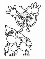 Coloring Pages Monferno Pokemon Tv Getcolorings Getdrawings sketch template