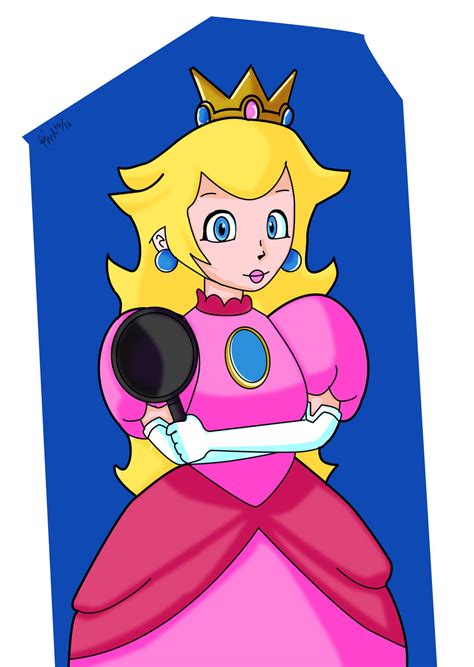 princess peach speed drawing  idroidmonkey  deviantart
