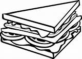 Sandwich Sandwiches W2 Cliparting Webstockreview sketch template