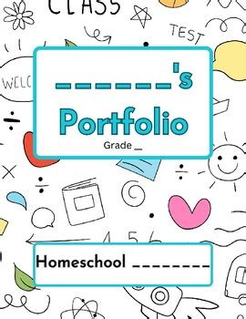 homeschool portfolio printables   moms homeschool resources