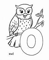 Coloring Owl Letter Abc Pages Alphabet Color Sheets Activity Sheet Template Printable Drawing Print Primary Clipart Printables Colouring Kids Honkingdonkey sketch template