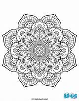 Coloring Pages Mandala Adult Vintage Adults Colouring Artwise Women Hellokids sketch template