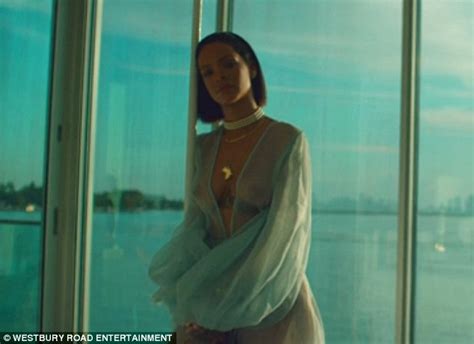 rihanna boobs music video thefappening pm celebrity photo leaks