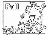 Coloring Pages Fall Autumn Sheets Printable Leaves sketch template