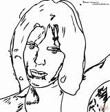 Warhol Jagger Colorare Mick Disegni Famosi sketch template