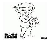 Draw Baby Boss sketch template
