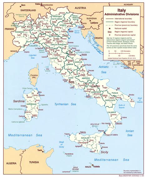 Mapa De Italia Completo