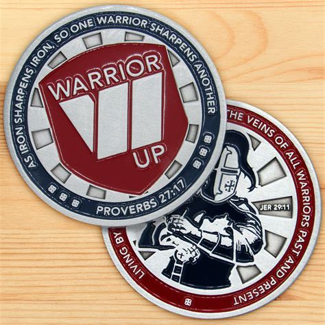 warrior  challenge coin warrior  gear