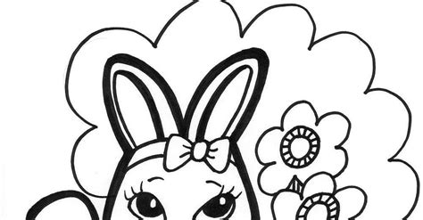 cute rabbit coloring page coloring home
