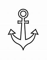 Anchor Coloring Drawing Getdrawings Pages Boat Getcolorings Beautiful sketch template