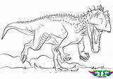 Tyrannosaurus Tsgos Baryonyx Aladar Lystrosaurus Indominus sketch template