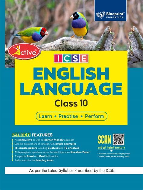 active english language class   icse board