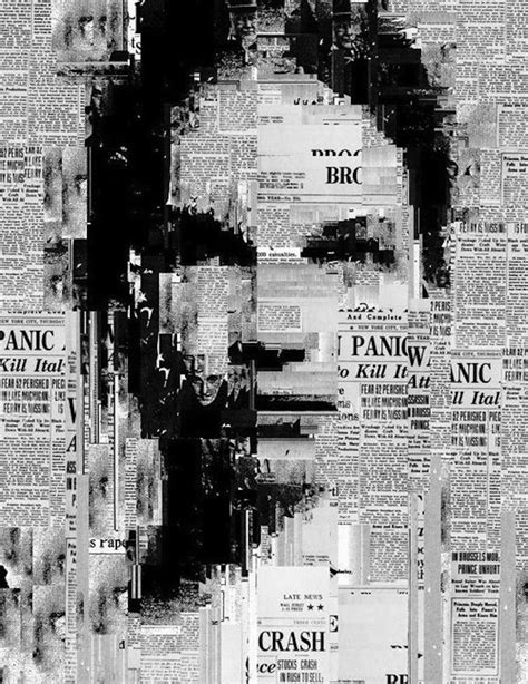 newspaper art rhetoric composition  newspaper art collage art