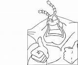 Tick Coloring Template Pages sketch template