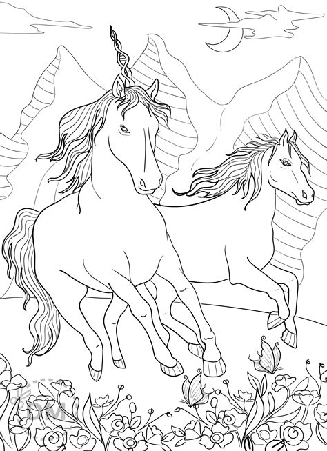 printable horse coloring pages home design ideas