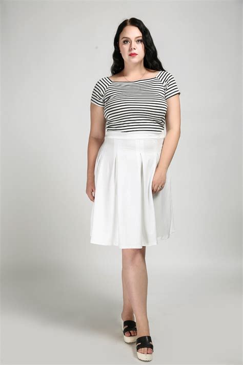 buy women s sexy plus size casual skirt knee length