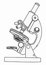 Microscope Coloring Pages Edupics sketch template