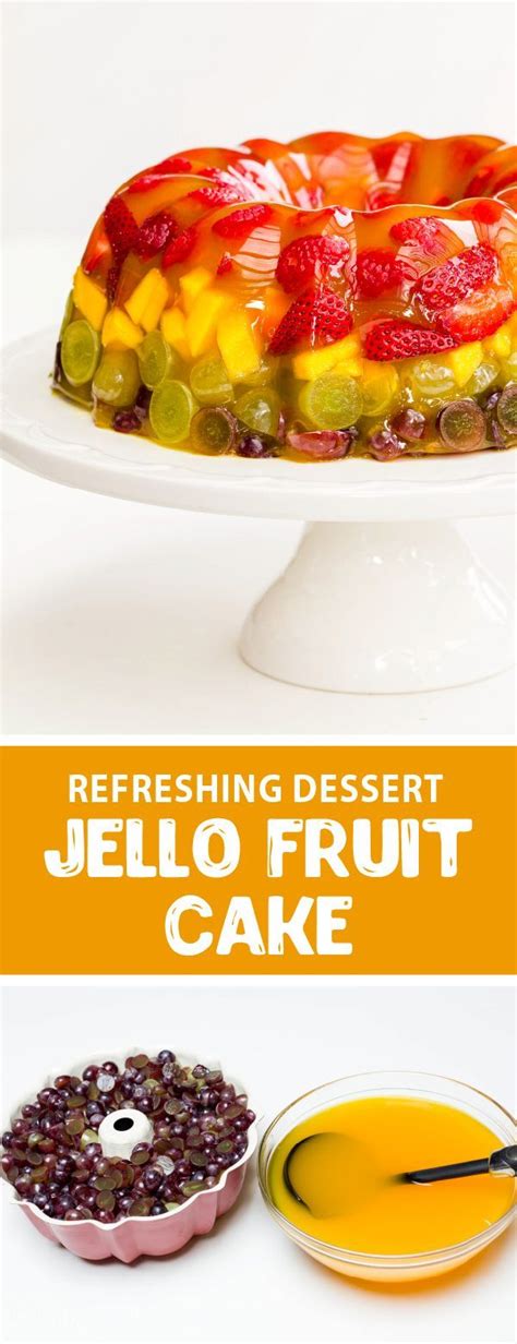 a refreshing jello fruit cake the perfect summer dessert for any bbq
