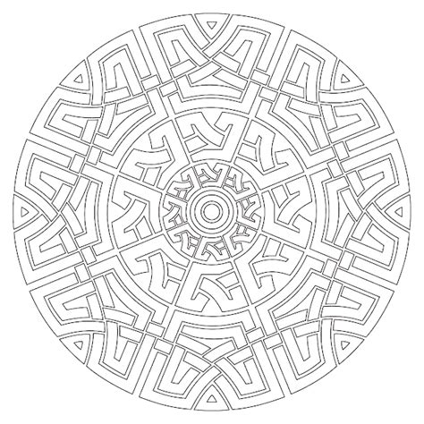 hd celtic mandala coloring pages images big collection