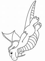 Dragonite Coloring Pokemon Pages Drawing Interesting Idea Getdrawings Printable Getcolorings Sheet Color Template sketch template