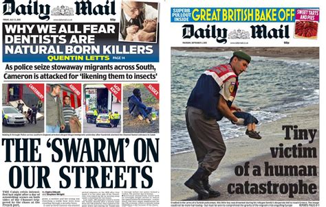 captures western hypocrisy  refugees   british