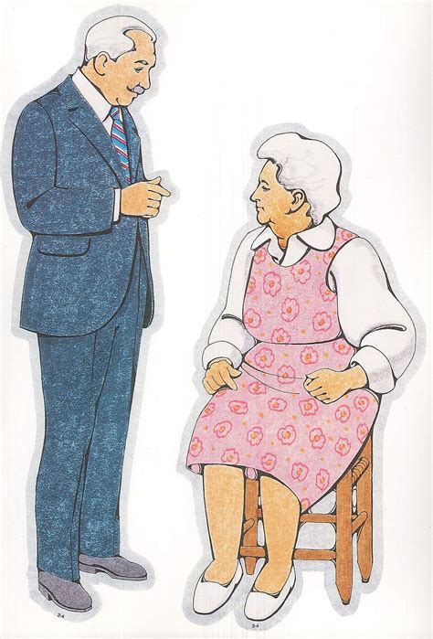 Primary Visual Aids Cutout 2 Granny And Grandpa Hd Phone Wallpaper